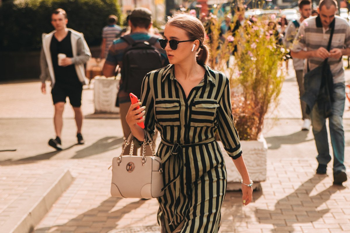 Столько стильных девушек на улицах столицы 