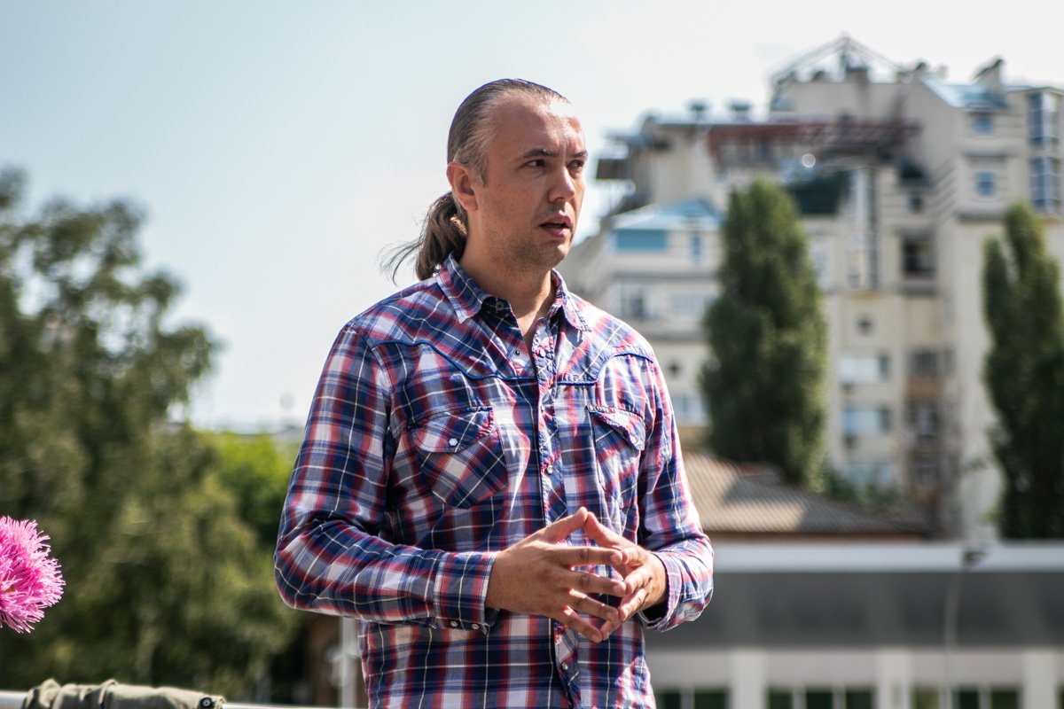 Побывал на открытии и директор трека Владимир Мельник