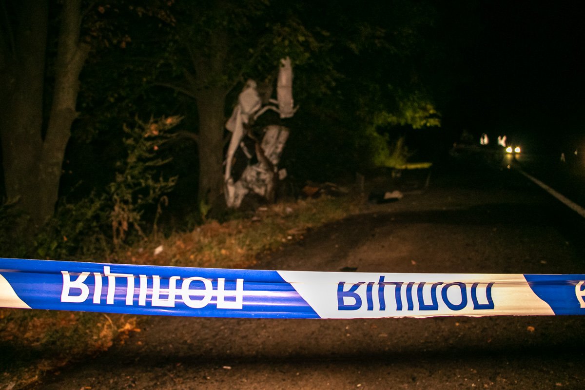 На время оформления ДТП проезд по трассе был ограничен На время оформления ДТП проезд по трассе был ограничен