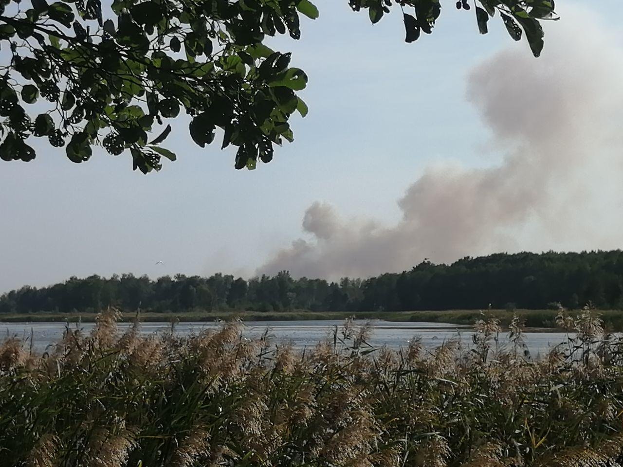 Пожар тушат 18 человек личного состава и 3 единицы техники Пожар тушат 18 человек личного состава и 3 единицы техники