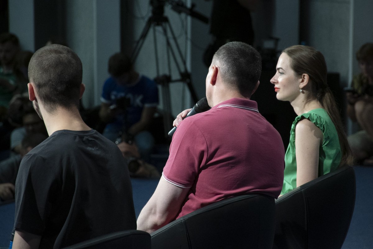 Данная пресс-конференция стала первой после возвращения пленных в Украину Данная пресс-конференция стала первой после возвращения пленных в Украину