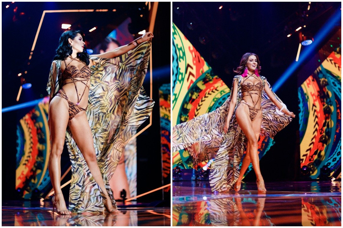 Каждая конкурсантка добавила свою изюминку в дефиле Каждая конкурсантка добавила свою изюминку в дефиле