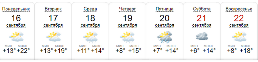 По данным сайта sinoptik, на следующей неделе солнце еще покажется из-за туч По данным сайта sinoptik, на следующей неделе солнце еще покажется из-за туч