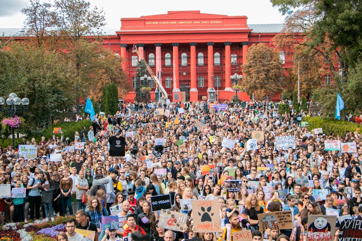 На акцию в защиту животных пришли тысячи людей На акцию в защиту животных пришли тысячи людей