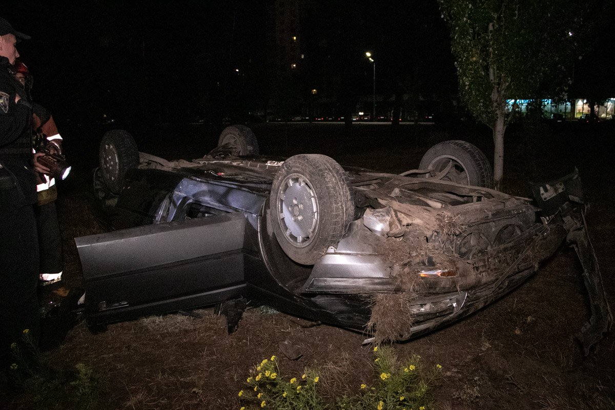 В Киеве случилась погоня с ДТП