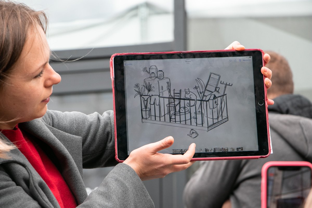 В Киеве открылась новая скульптурка проекта "Шукай" 