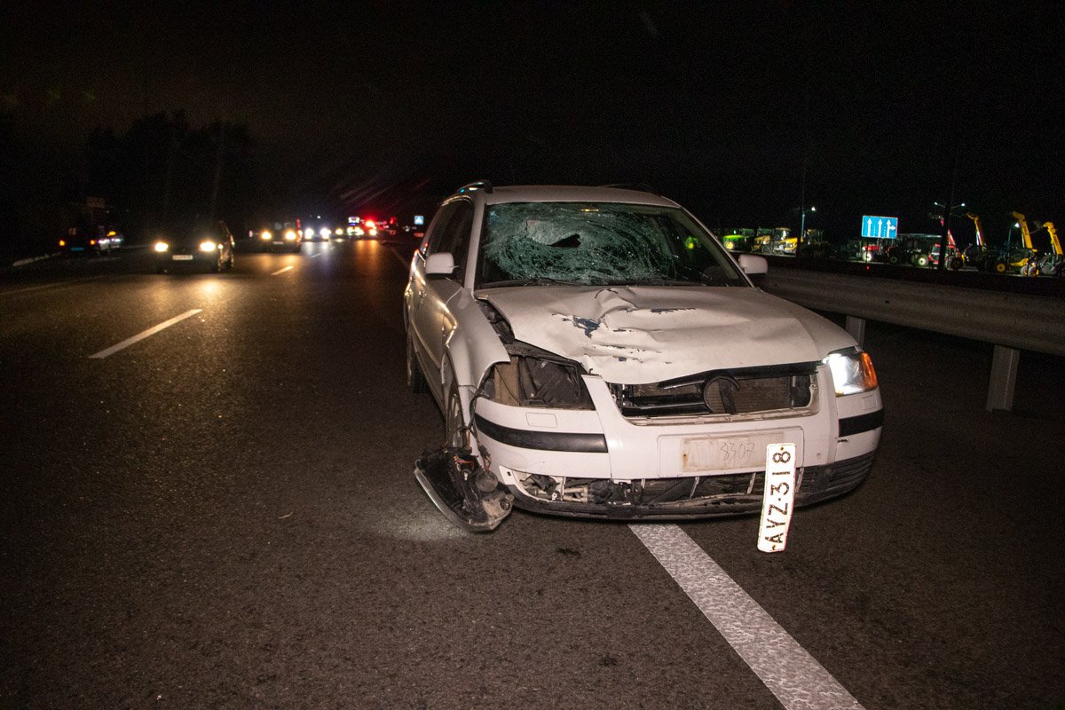  водитель Volkswagen проехал еще несколько метров, затем остановился, вышел из машины и сбежал с места происшествия
