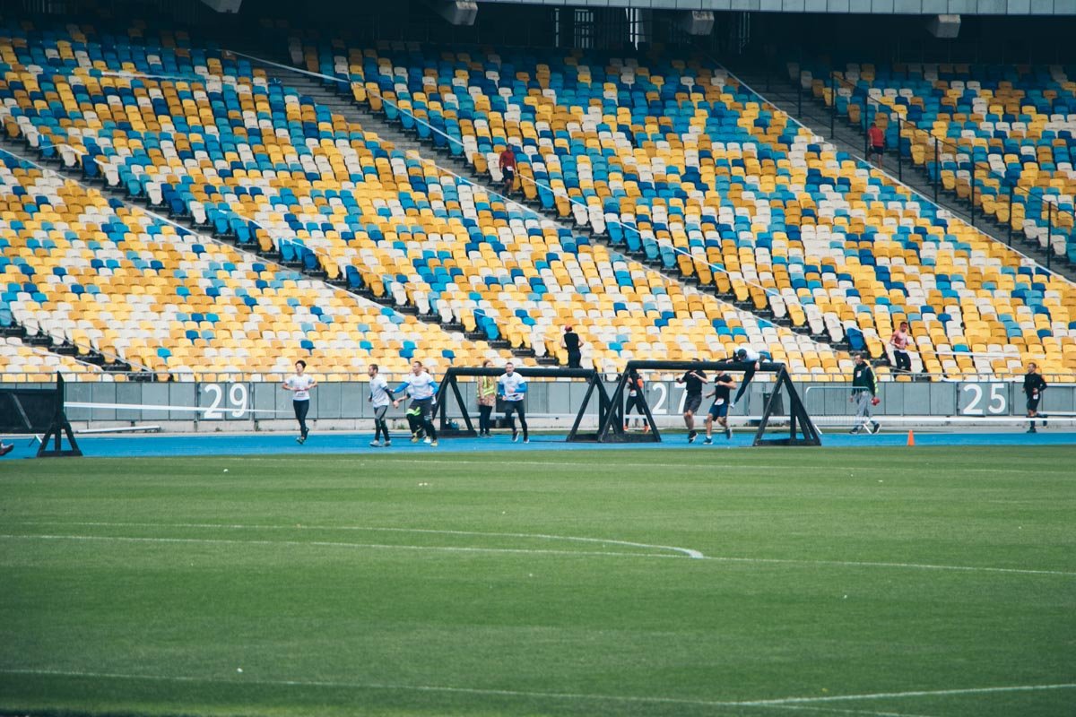 Участники прошли дистанцию через чашу Олимпийского 