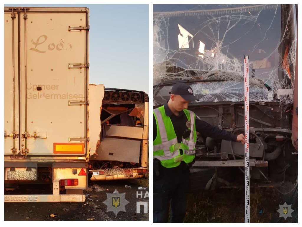 Грузовик вытолкнул фуру на трех мужчин. Двое погибли сразу, третий - по пути в больницу