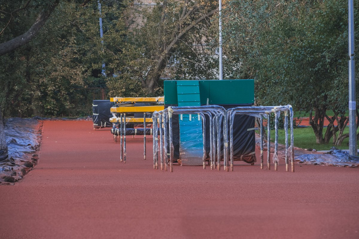 На территории появится и полоса препятствий