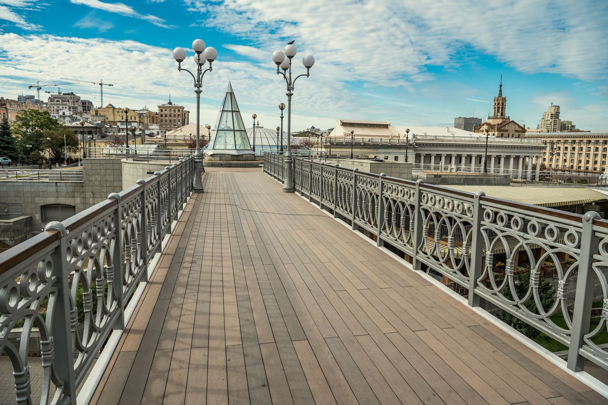 На мосту были проведены работы по текущему (среднему) ремонту