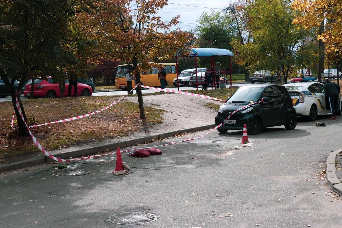 Возле Голосеевского парка Smart сбил мужчину 