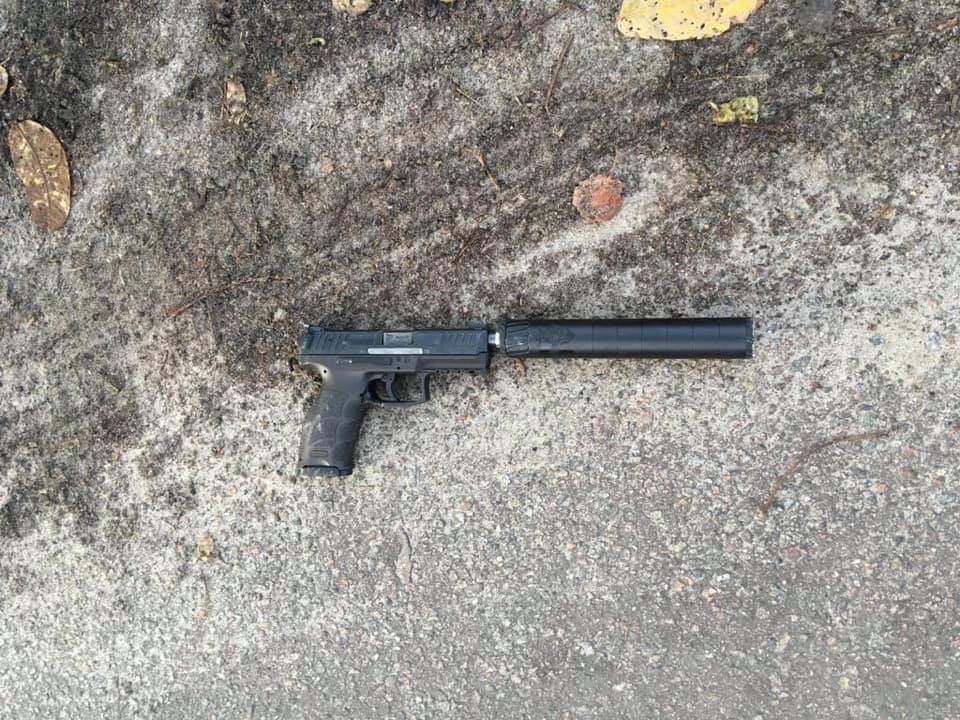 Один из пистолетов гражданина Грузии