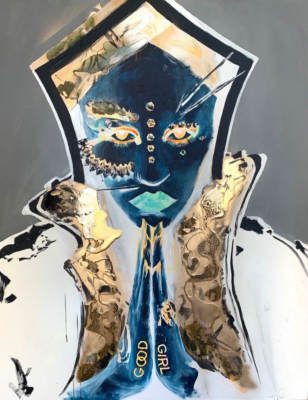 Одна из картин Даши Кандинской