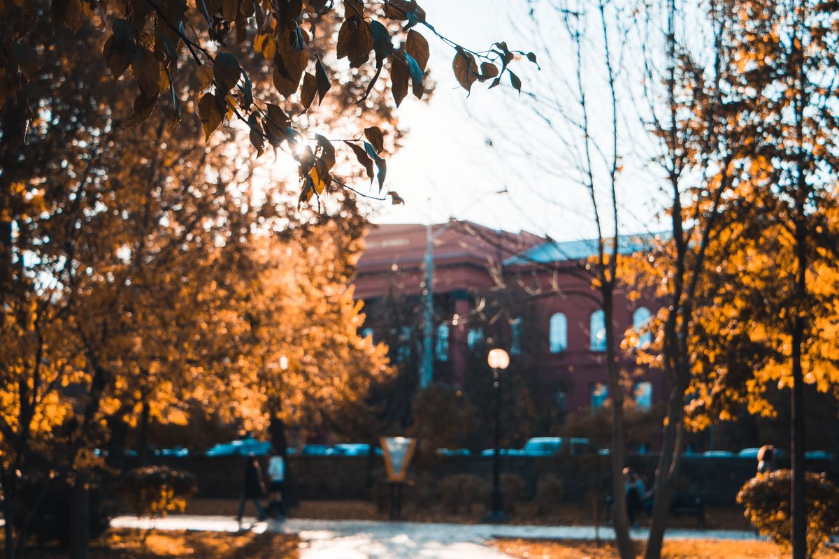 Великолепный популярный пейзаж Киева Великолепный популярный пейзаж Киева