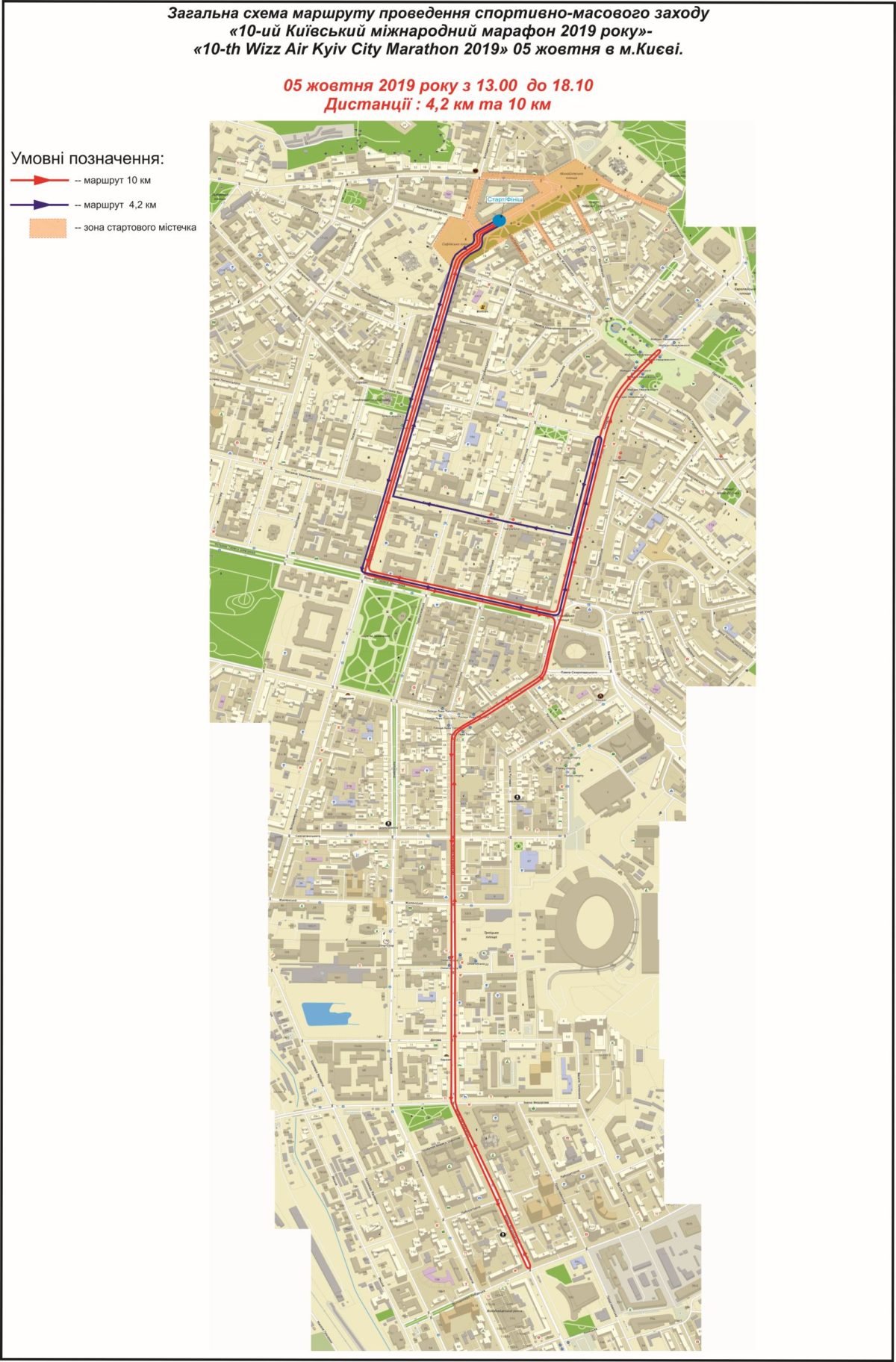Общая схема забега на 5 октября