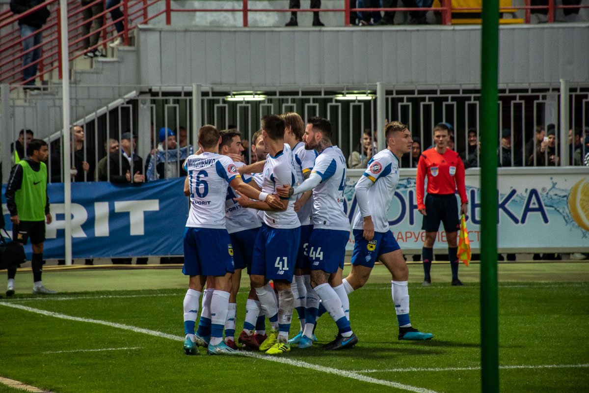 Радость киевляне после победного гола