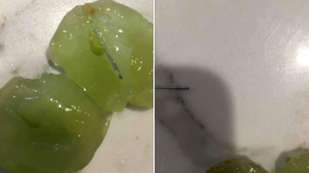 В Австралии обнаружили упаковки фруктов с иглами внутри В Австралии обнаружили упаковки фруктов с иглами внутри