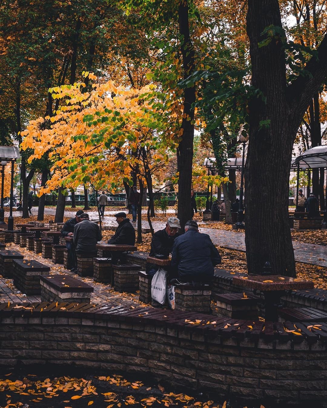 Дедули игры в шахматы не пропускают, все по расписанию. Фото: @ihor.goncharenko