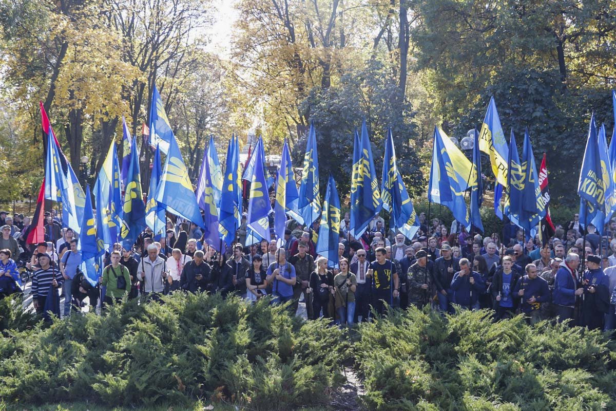 Главное требование участников марша – не допустить потери территориальной целостности Главное требование участников марша – не допустить потери территориальной целостности