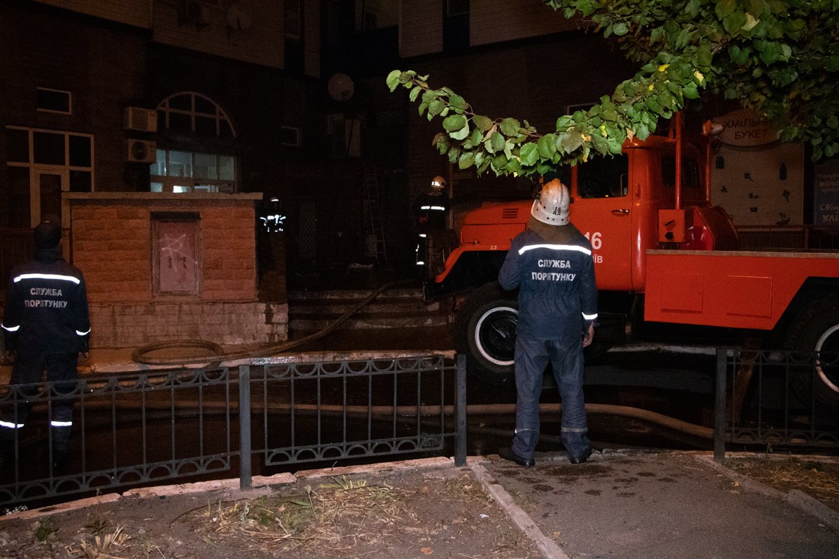 В четверг, 17 октября, в Киеве по адресу проспект Павла Тычины, 16/2 произошел пожар