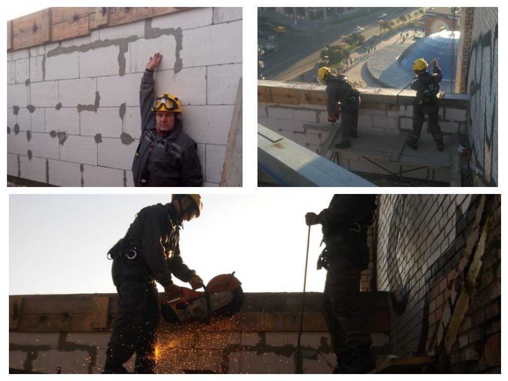 В Киеве начали снос незаконной на историческом доме 