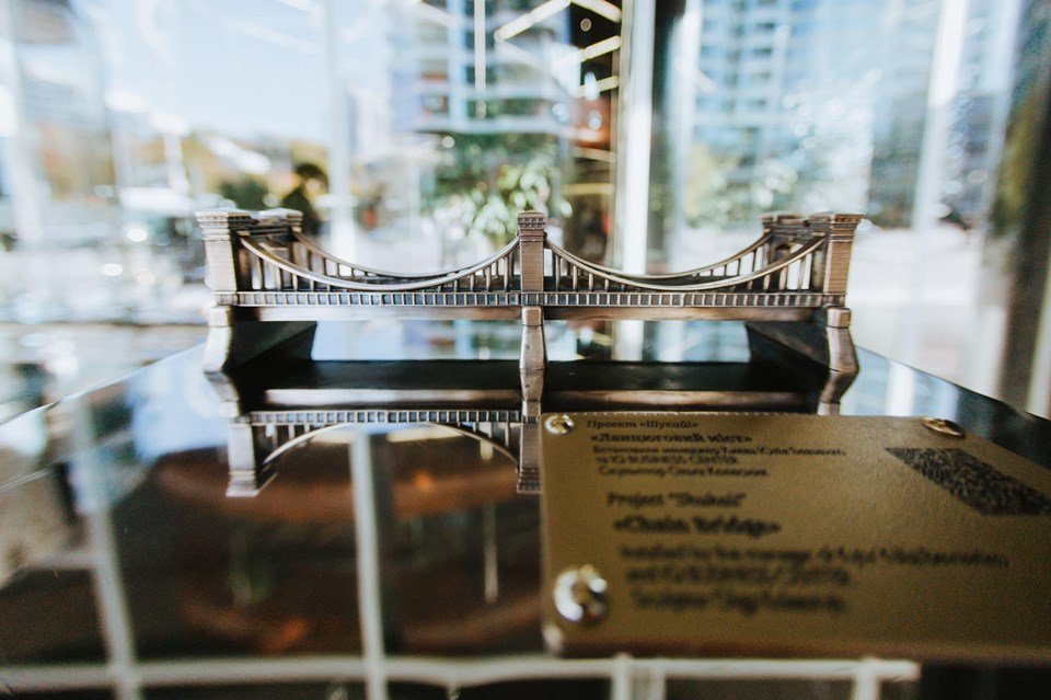 Новая скульптурка разместилась IQ Business Center на улице Болсуновской