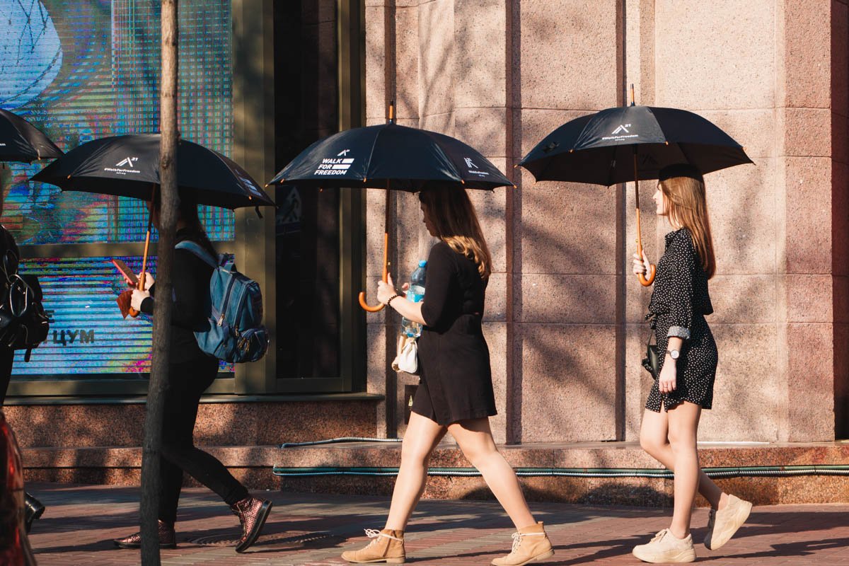 Они стали участниками мирного шествия Walk for freedom