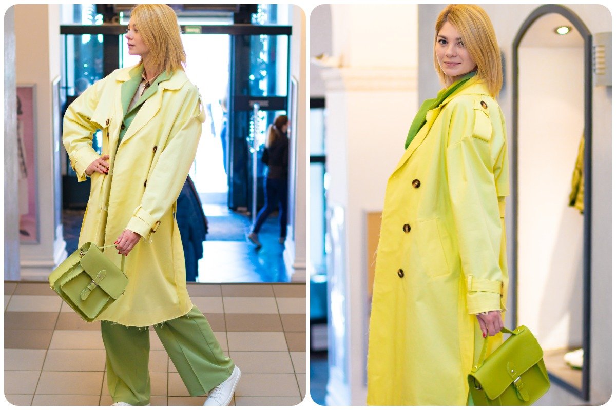 Костюм "Марі каже так!", рубашка Nuovo. кеды Emmelie Delage, тренч Rud