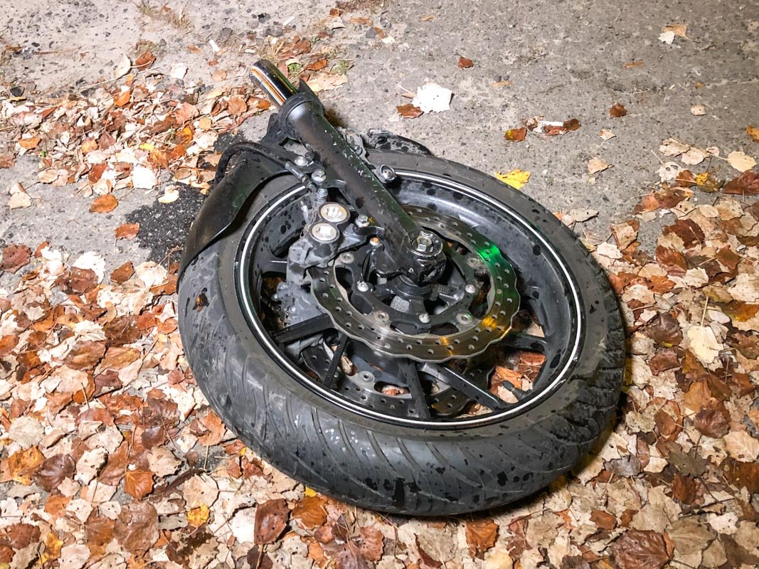 Пассажиров байка госпитализировали 