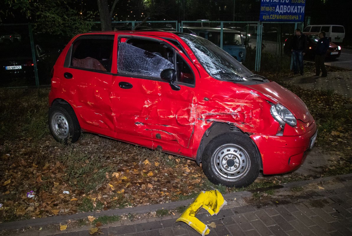 Мужчина травмировал голову 