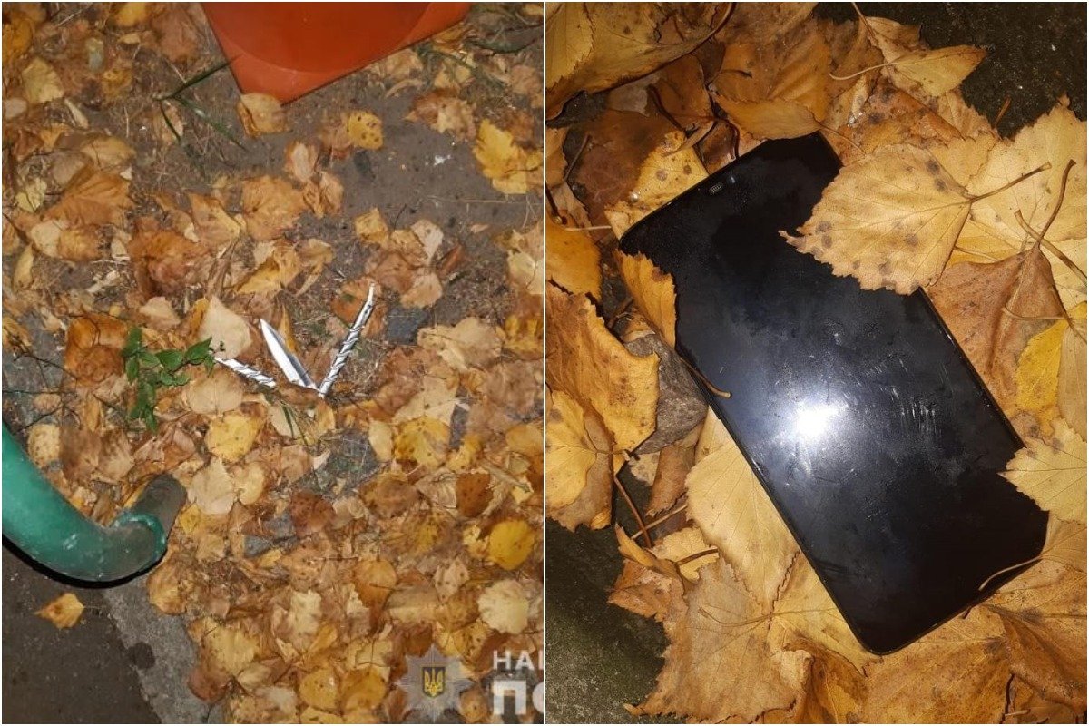 При них нашли телефон и нож При них нашли телефон и нож