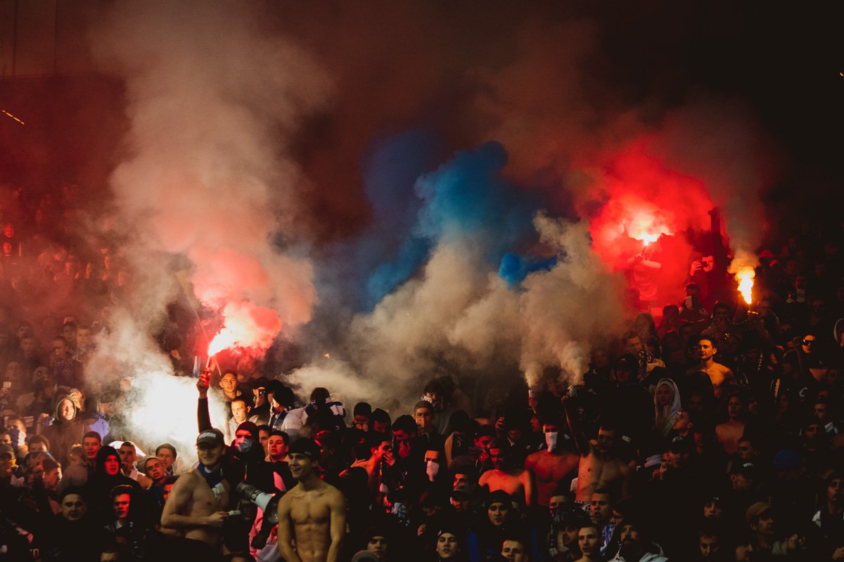 Киевские фанаты, впрочем как и всегда, были безупречны Киевские фанаты, впрочем как и всегда, были безупречны