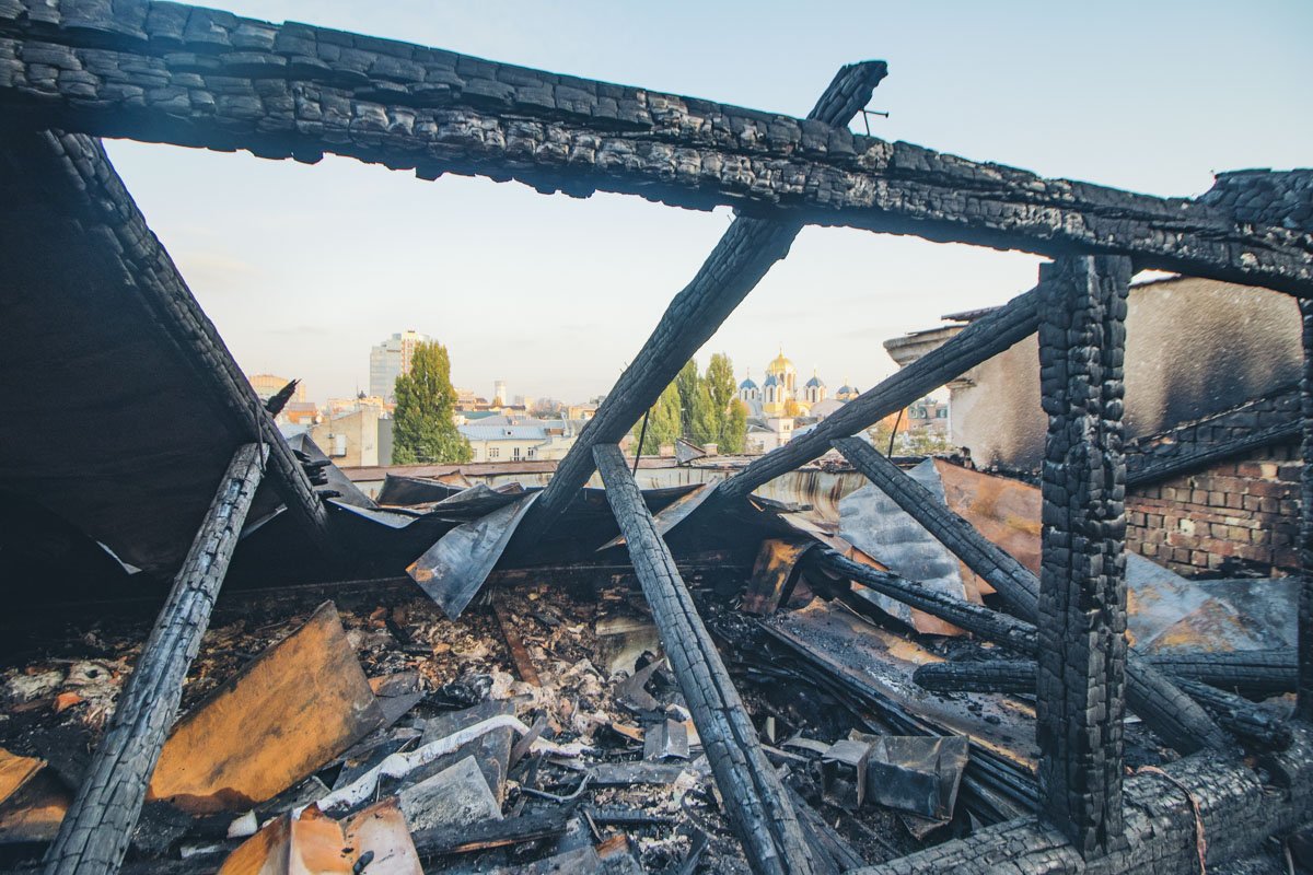 На ликвидацию пожара понадобилось четыре часа