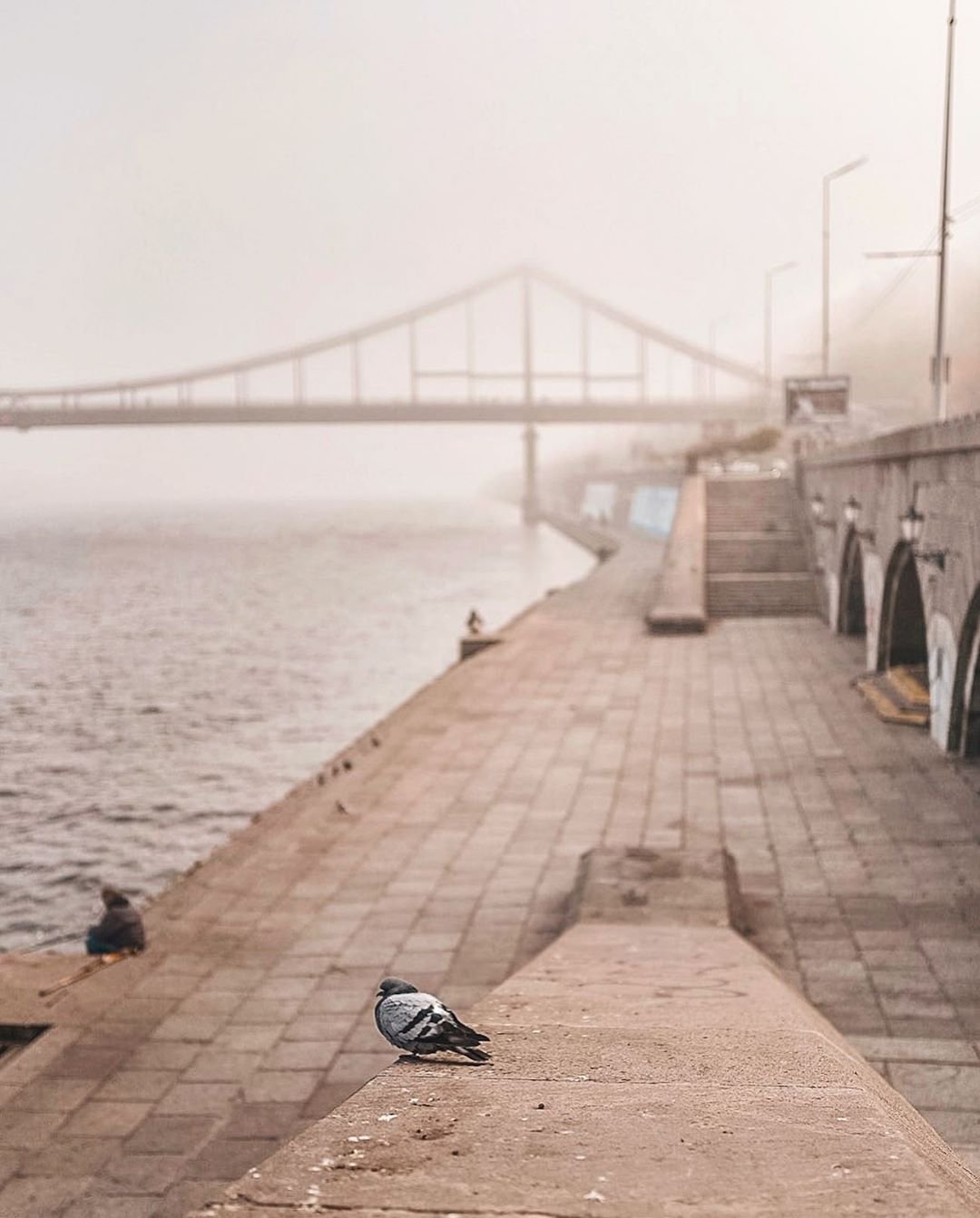 А вот еще одна фотография с уже легендарным туманом. На этот раз от @vitalin_ka