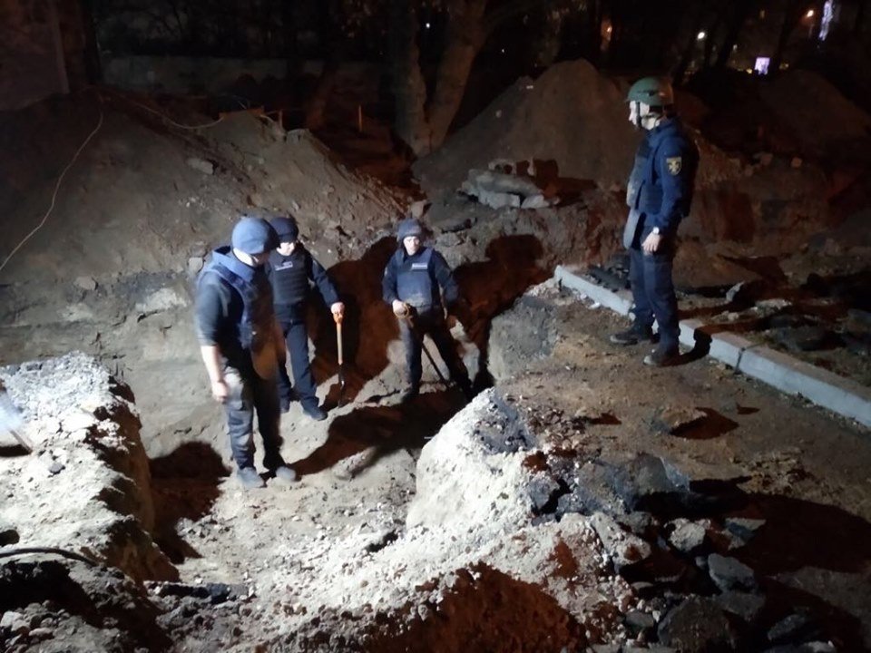 Спасателям сообщили о боеприпасах 8 ноября, их обнаружили во время работ недалеко от Шулявского моста 