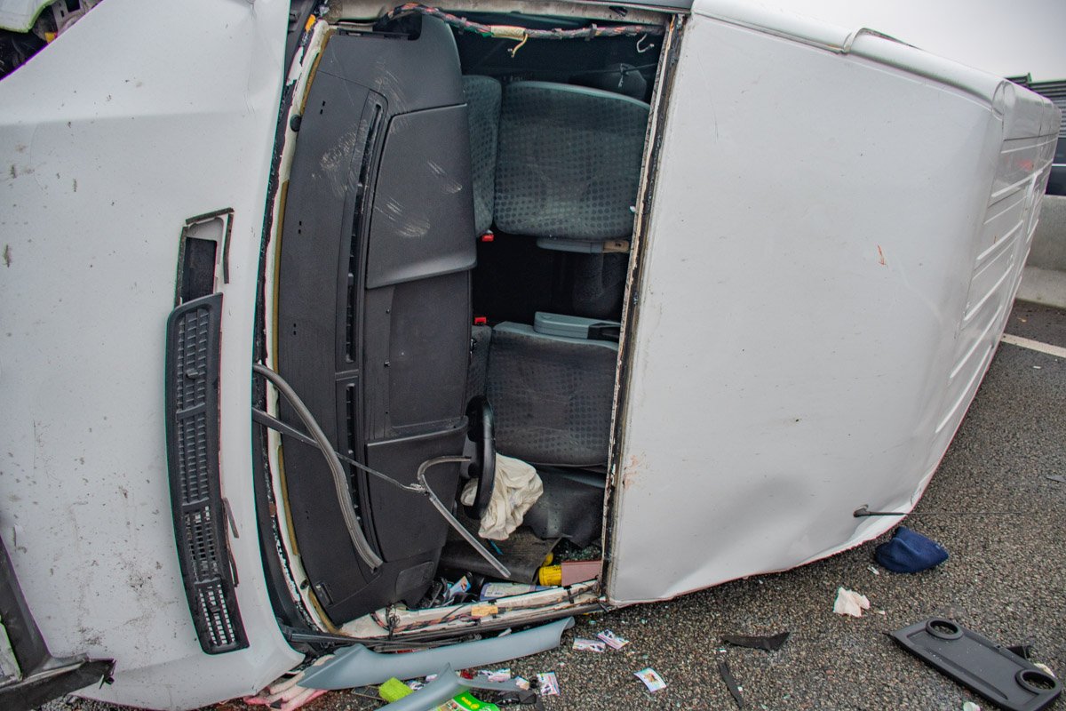 Авария случилась на Одесской трассе Авария случилась на Одесской трассе