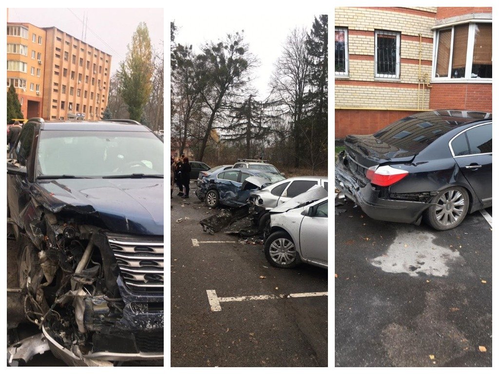 Женщина протаранила пять автомобилей и отказалась проходить тест на содержание алкоголя Женщина протаранила пять автомобилей и отказалась проходить тест на содержание алкоголя