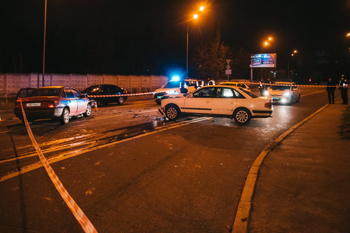 В Дарницком районе случилось лобовое ДТП