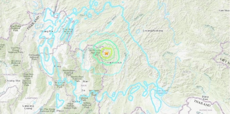 Землетрясение достигло 6,1 балла