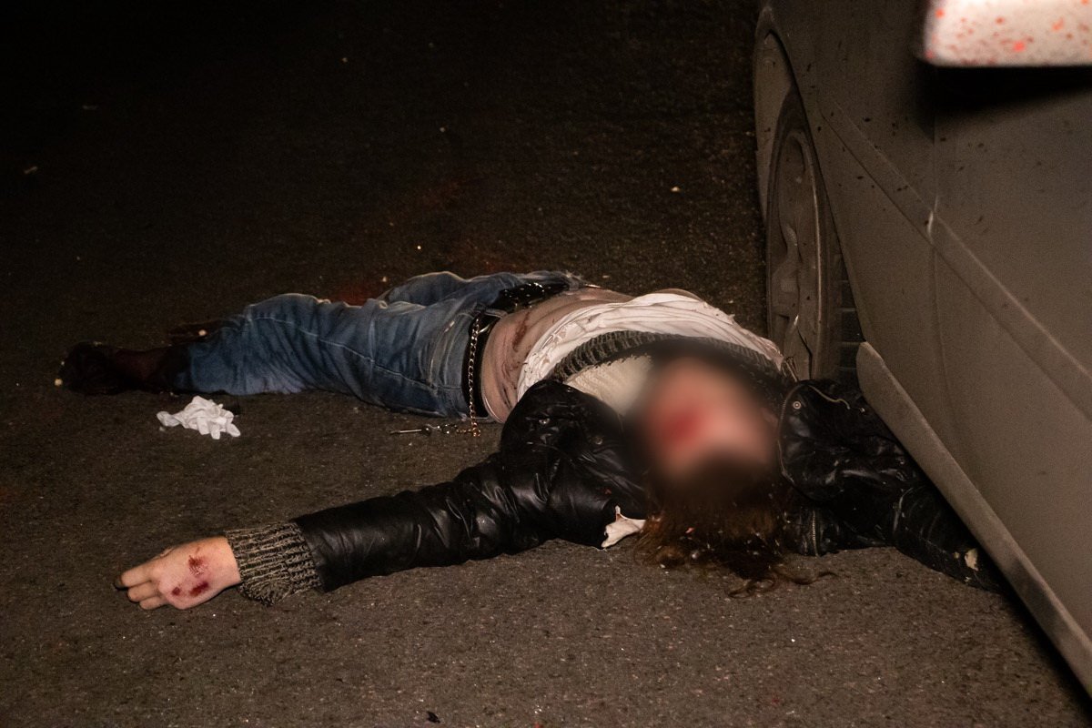 Мужчину протащило за автомобилем около десяти метров 