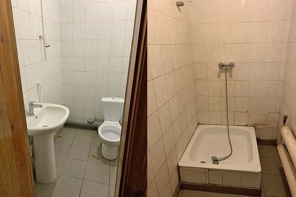 В пункте обогрева есть душевая и туалет