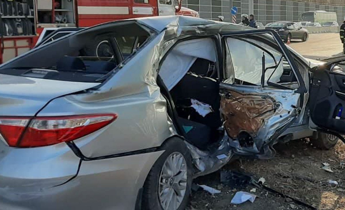 В Toyota детского кресла не было