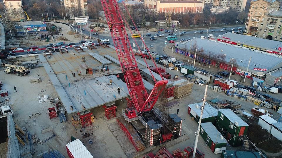 Вот так сейчас выглядят строительные работы