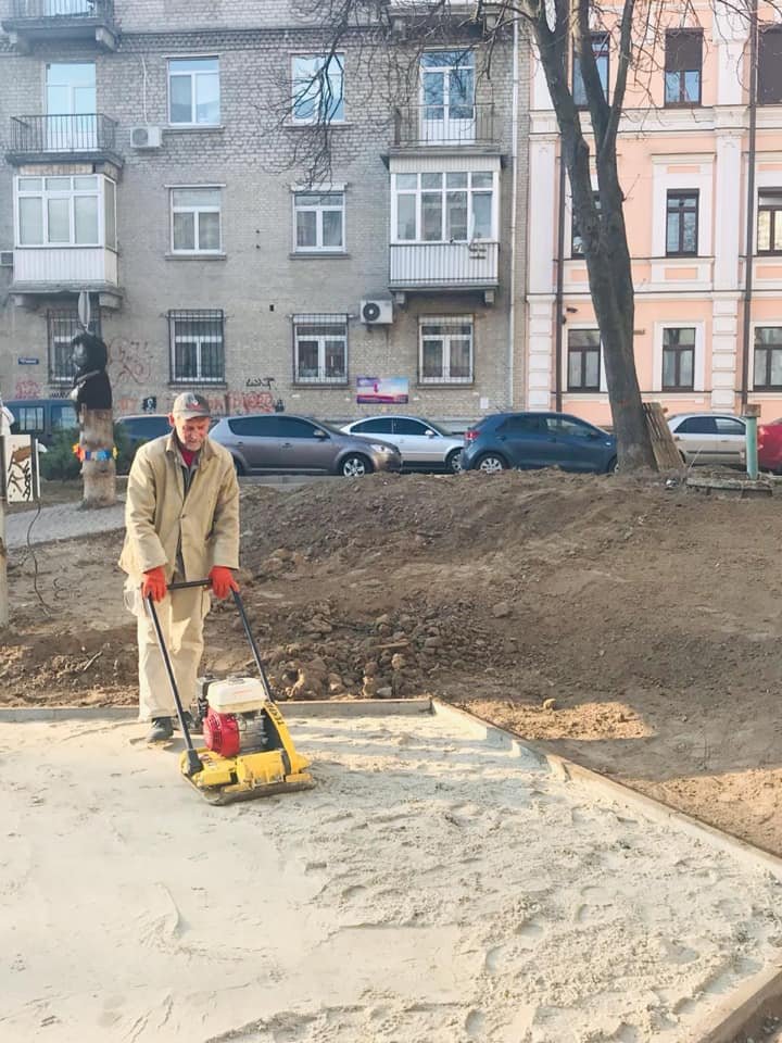 Сейчас там проводят подготовительные работы 