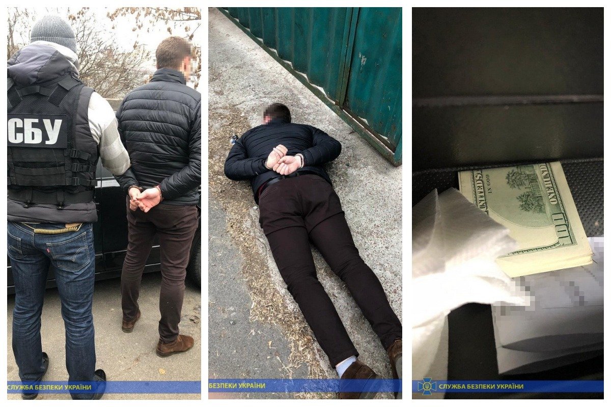 В Киеве сотрудники СБУ задержали старшего следователя Оболонского управления полиции за вымогательство