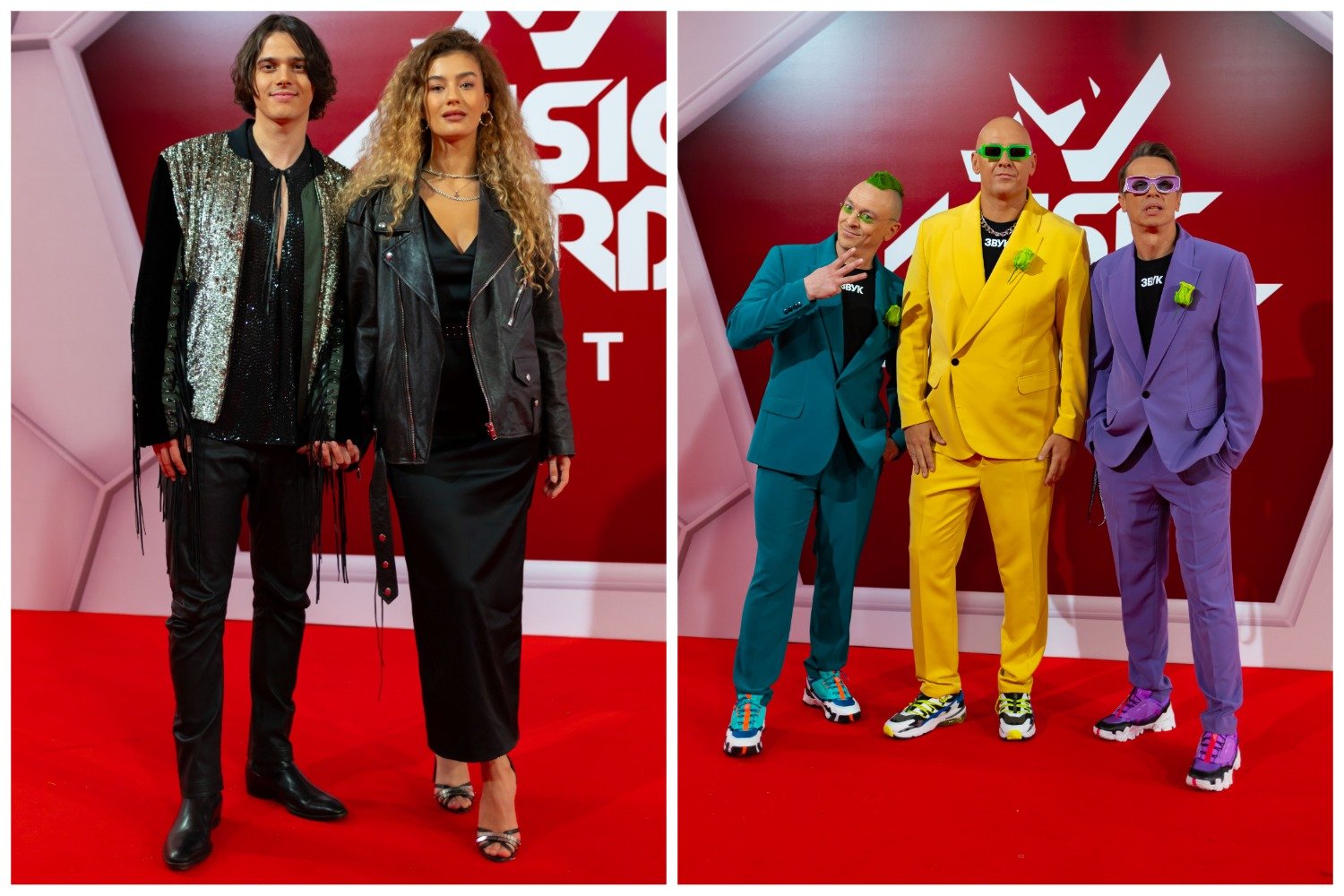 Основной цвет вечера черный. Но и тут Потап и его парни выделились из звездной толпы Основной цвет вечера черный. Но и тут Потап и его парни выделились из звездной толпы