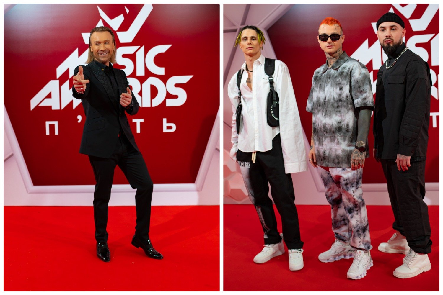 Олег Винник, его фирменный жест, и группа U_C Олег Винник, его фирменный жест, и группа U_C