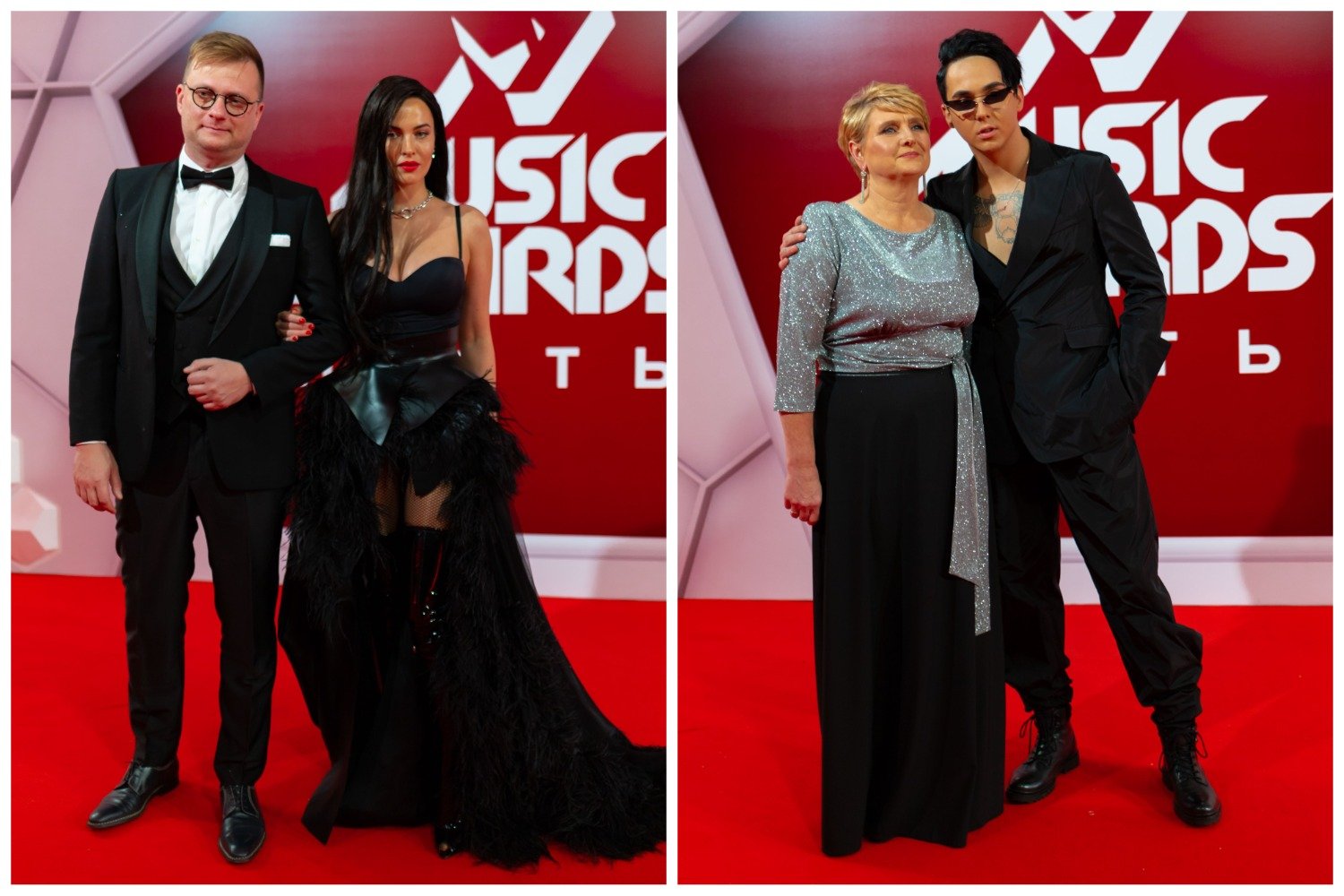 Даша Астафьева и Malovin в сопровождении близких Даша Астафьева и Malovin в сопровождении близких