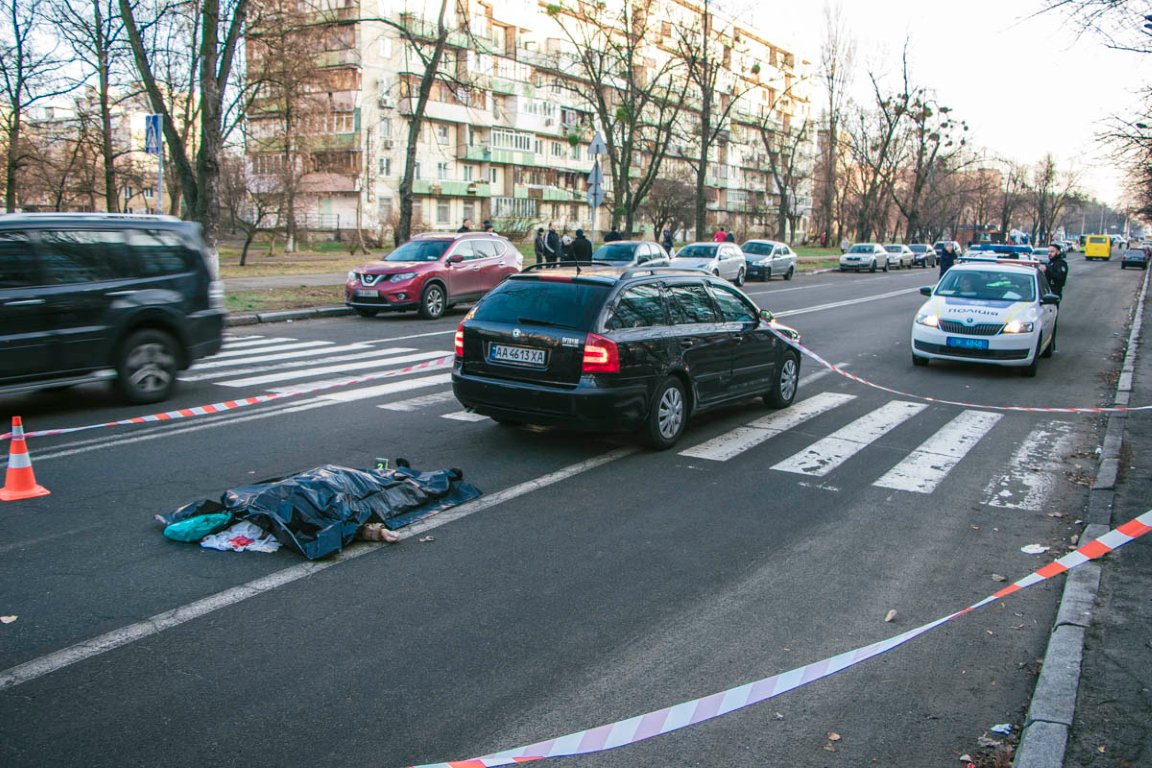 ДТП произошло на пешеходном переходе